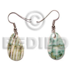 dangling oval green shell - Home